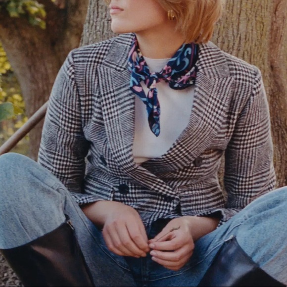 Anthropologie Jackets & Blazers - ANTHROPOLOGIE Avec Les Filles Double-Breasted Plaid Blazer NWT Size L